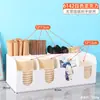 Soporte para Vasos Tienda de Té con Leche Café Suministros Comerciales para Bar Caja de Almacenamiento para Servilletas y Popotes Soporte Desechable para Vasos Dispensador de Vasos