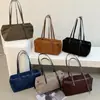 Otoño/Invierno 2026 Nuevo Bolso de Mano de Lujo Retro Tipo Almohada para Mujer Bolso de Viaje Boston de un Solo Hombro para Debajo del Brazo