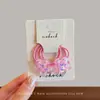Novos Grampos de Cabelo Infantis Que Não Danificam o Cabelo, Presilhas BB com Design de Coração, Alto Valor Estético, Grampos para Franja Lateral para Meninas, Acessórios de Cabelo Fofos e Doces