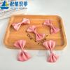 3. 5x6.5cm [en stock] productos semiacabados de poliéster con accesorios de lazo cintura color sólido brillante...