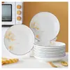 Conjunto de 4/10 peças de pratos, pratos rasos, pratos de jantar de cerâmica para casa, pratos fundos japoneses de alto valor, conjunto de louças criativo individual