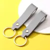 Llavero Creativo de Cuero PU Personalizado Colgante Simple para Accesorios de Bolsa Regalo de Negocios Llavero de Cuero para Coche