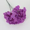 5 Cabeças de Hortênsia de Maiorca Flores Artificiais para Decoração de Casamento, Base de Decoração de Parede de Flores para Corredor de Salão de Casamento, Atacado de Arranjo de Flores Artificiais