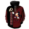 2023 Hoodie de moletom com estampa 3D para homens europeus e americanos NFL rugby suéter casaco de manga comprida camisa de casal de desenho animado