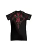 Breathedivinity Marca de Moda Americana Estilo Oscuro Ropa Deportiva Fitness Camiseta para Hombre Mallas Elásticas de Secado Rápido