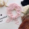 Rebaja Primavera/Verano Estilo Coreano Atmosférico Femenino Artístico Pañuelo para la Cabeza Dulce Encaje Triángulo Bufanda para Mujeres Decoración para Fotos de Viaje