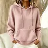 Nueva colección otoño-invierno 2026 para mujer, europea y americana, sudaderas casuales con capucha para mujer en Amazon, disponibles para venta al por mayor en lotes pequeños