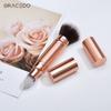 Pincel de Maquiagem Portátil Personalizado Dupla Face Telescópico Coberto E-commerce Transfronteiriço Fonte Ferramentas de Beleza Atacado Gracedo