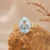 Anillo de Plata de Ley S925 con Piedra Preciosa Natural Citrina Morada Blanca para Mujer Lujo Accesible Índice Anillo de Energía Joyería al por Mayor