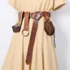 Steam Magic Viking Funda de Cuero Accesorios Transfronterizos Accesorios de cosplay Vestirse Medieval Cuero Halloween cos