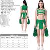 Ropa de Actuación de Danza de Animación Transfronteriza Pompones de Animación Ropa de Actuación para Competencia de Animación Traje de Falda Corta para Mujer
