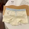 Estilo Universitario de Moda ~ 10A Antibacteriano 16cm Tiro Extra Largo Algodón Puro Calzoncillos tipo bóxer para Niñas Todas las Estaciones Calzoncillos tipo bóxer 100% Algodón