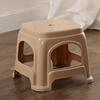 Taburete de Plástico Engrosado Antideslizante para Hogar Sala de Estar Mesa de Comedor Taburete Alto Taburete de Goma Cocida Taburete para Cambiar Zapatos Baño Taburete Cuadrado Xiaoshiai