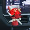 Aromaterapia para coche, salida de aire, perfume, creativo, inmortal, ramo seco, decoración para coche, adornos, fragancia, clip, rosa, venta al por mayor