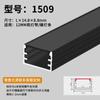 Lámpara lineal led párpado doble sala de estar techo lámpara lineal empotrada lámpara lineal oculta ranura de aluminio superficie lámpara lineal empotrada