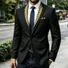Chaqueta de hombre con bloques de color de moda europea y americana de Amazon transfronteriza, blazer casual a cuadros patchwork