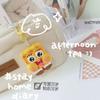 Llavero Estrella de Payaso Bob Esponja lindo colgante de resina de dibujos animados accesorios para mochila de niña dulce regalo para novias