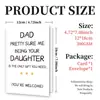Compra Directa Transfronteriza de Amazon: 1 Tarjeta de Agradecimiento para el Día del Padre, Tarjeta de Cumpleaños para Papá, Tarjeta de Gratitud, Sobre