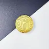 Botões de Metal para Costura à Mão Versáteis Redondos Botões Decorativos para Blazer Estilo Britânico Botões de Cobre Transfronteiriços para Casaco