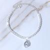 Venta caliente de AliExpress tobillera de circonita con forma de gota de agua moda nude Diamante cadena de tobillo simple transfronteriza accesorios de pedrería tobillera