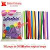 Fábrica Atacado 360 cor criativa balão mágico decoração festa brinquedo látex balão longo 100