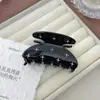 Pinza para el Cabello de Tiburón de Alta Gama Estilo Francés con un Diseño de Nicho Dulce y Femenino, Pinza de Pelo de Moda con Manchas para la Parte Posterior de la Cabeza