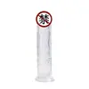 Pênis Artificial Transparente de Cristal Super Grande Grosso e Macio Ovo de Masturbação Feminina Dildo Sem Ovo Produtos Sexuais para Adultos