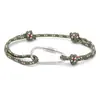Nuevo Pulsera de Cuerda Rpet Color Macron con Mosquetón Multifuncional Pulsera de Joyería de Cuerda de Poliéster