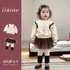 Conjunto de Otoño para Niña 2026 Nuevo Estilo Sudadera de Conejito Falda de Malla Leggings Conjunto de Dos Piezas Ropa para Bebé Niña