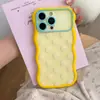 Funda Wave 2 en 1 de lunares de macarrón adecuada para iPhone 17 PRO MAX, funda de teléfono Apple 18 semitransparente mate 15
