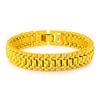 Pulsera chapada en cobre oro de 24k Pulsera para mujer todo partido color pulsera de oro de imitación retención de color duradera no fácil de desvanecer JH103