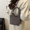 2025 Nova Moda Estampa de Leopardo Casual Simples Grande Capacidade Ombro Transversal Bolsa de Mão para o Trabalho Bolsa Saco para Mulheres