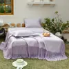 2026 Nuevo Modelo Esterilla Refrigerante Hielo Frijol Juego de Tres Piezas Espuma de Enfriamiento Pe de Polímero Alto Falda de Cama Grande Esterilla Refrigerante - Tulipán