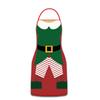Nuevo Delantal Navideño Transfronterizo Impermeable y a Prueba de Aceite Regalo de Navidad Delantal Decorativo Creativo y Divertido a partir de una pieza