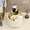 Balde Organizador de Mesa Rotativo 360° de Luxo Leve Transfronteiriço Rack Grande Capacidade Caixa de Armazenamento para Cosméticos e Diversos