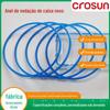 Anel de Vedação para Crisper de Silicone Colorido de Grau Alimentício, para Garrafa Térmica, Lancheira, Resistente a Alta Temperatura e Desgaste, Personalizado com Desenhos