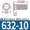 Tuercas Remachables Hechas en EE. UU. FH-256/440/632/832/0420/0518/0616-Tuercas Remachables
