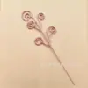 Decoraciones Navideñas 30cm Anillos de Caramelo con Purpurina Dorada Anillos de Paleta Ramas de Árbol de Navidad Ramas de Árbol de Navidad para el Hogar Transfronterizo
