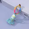 Hebilla de Anillo Graduada Estilo Tíbet Anillo Corto Grueso con Borla Gancho para Anillo Accesorios de Colgante de Borla Conector de Anillo para Joyería Hecha a Mano DIY