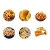 Linha de Produção de Chips Crocantes de Batata Doce Roxa Multigrãos, Equipamento de Extrusão de Tiras para Salada, Equipamento de Produção de Cantos Crocantes para Pizza Roll