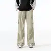 Marca Americana Moderna High Street Funcional Calça de Paraquedista Unissex Primavera/Verão Ultra-Leve Respirável Calça Cargo Masculina 2026 Nova Tendência