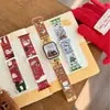 Pulseira de Relógio Magnética de Silicone com Elemento de Natal Adequada para Apple Watch iWatch 11ª Geração 10/9876Ultra/Se
