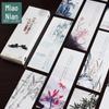 Estilo chinês tinta poesia marcador inspirador energia positiva criativo retro papel cartão papelaria para estrangeiros pequenos presentes