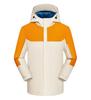 Chaqueta con Logo Estampado Ropa de Trabajo Forrada de Polar y Engrosada Tres en Uno Desmontable Chaqueta de Trabajo para Exteriores