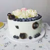 Embalagem de Panificação Comercial Transfronteiriça Bandeja Redonda de Papelão para Bolo Mousse Base para Bolo Placas de Bolo