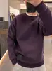 Sudadera de hombre diseñada con cuello redondo, líneas sencillas, versátil, nueva prenda básica de primavera y otoño, de manga larga, moderna, informal y juvenil