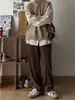 Chaleco suéter de punto casual retro estilo japonés para primavera y otoño, unisex, estilo preppy, color liso, diseño neutro, chaleco de moda para pareja