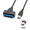 Cable Sata a USB Easy Drive con Orificio de Alimentación DC Adaptador Lector de Disco Mecánico/de Estado Sólido de 2.5/3.5"