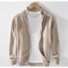 2026 Comercio Exterior Otoño Invierno Suéter para Hombre de Cuello Alto Ajustado Hombres Simple de Color Sólido Chaqueta Cardigan con Cremallera Hombres Chaqueta