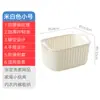 Cesta de armazenamento de mesa de rattan sintético, caixa de armazenamento de brinquedos e itens diversos para casa, cesta de armazenamento de plástico para cozinha, cesta para lanches e banho